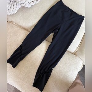 Reflex Black Performance Leggings with Internal Branding